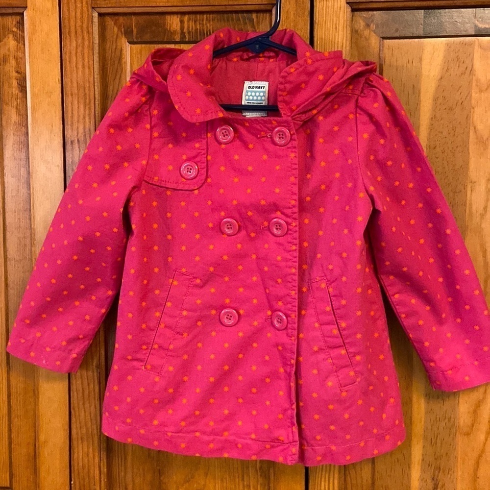 Old Navy Spring Hooded Rain Jacket 4T